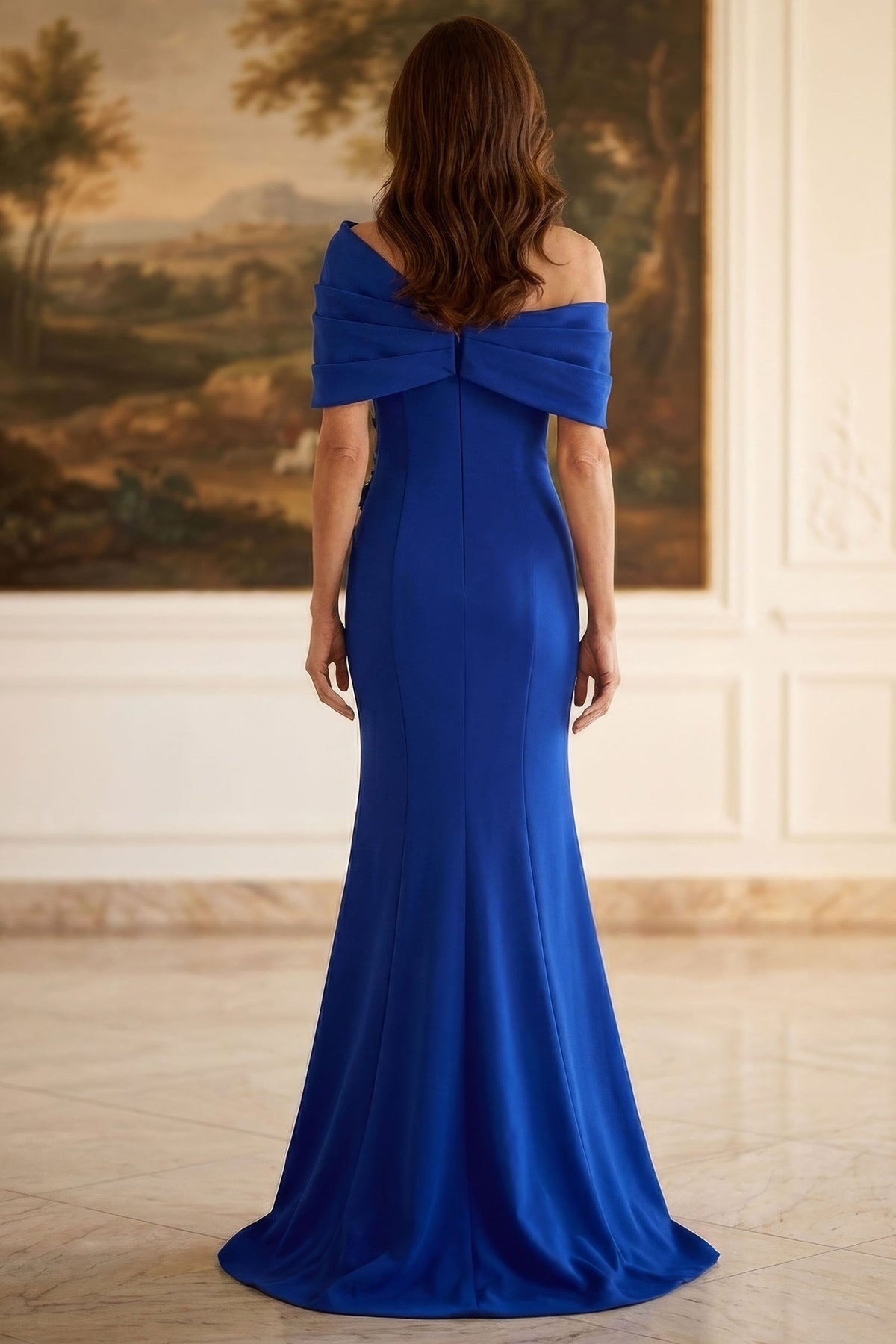 MGNY By Mori Lee 2070047 - Cascading 3D Floral Asymmetric Evening Gown