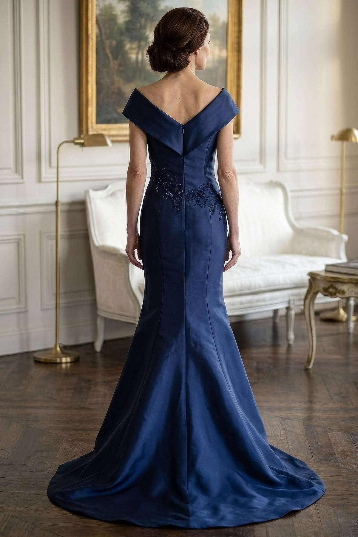 MGNY By Mori Lee 2070053 - Cap Sleeve Mikado Mermaid Evening Gown