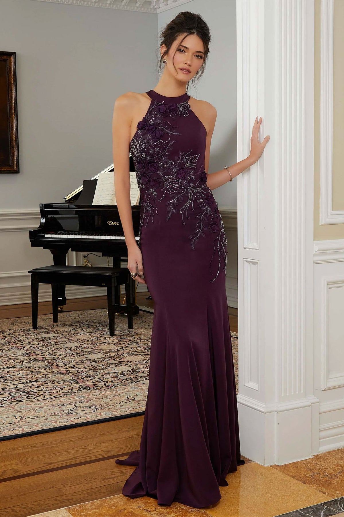 MGNY by Mori Lee 72828 - Halter Gown
