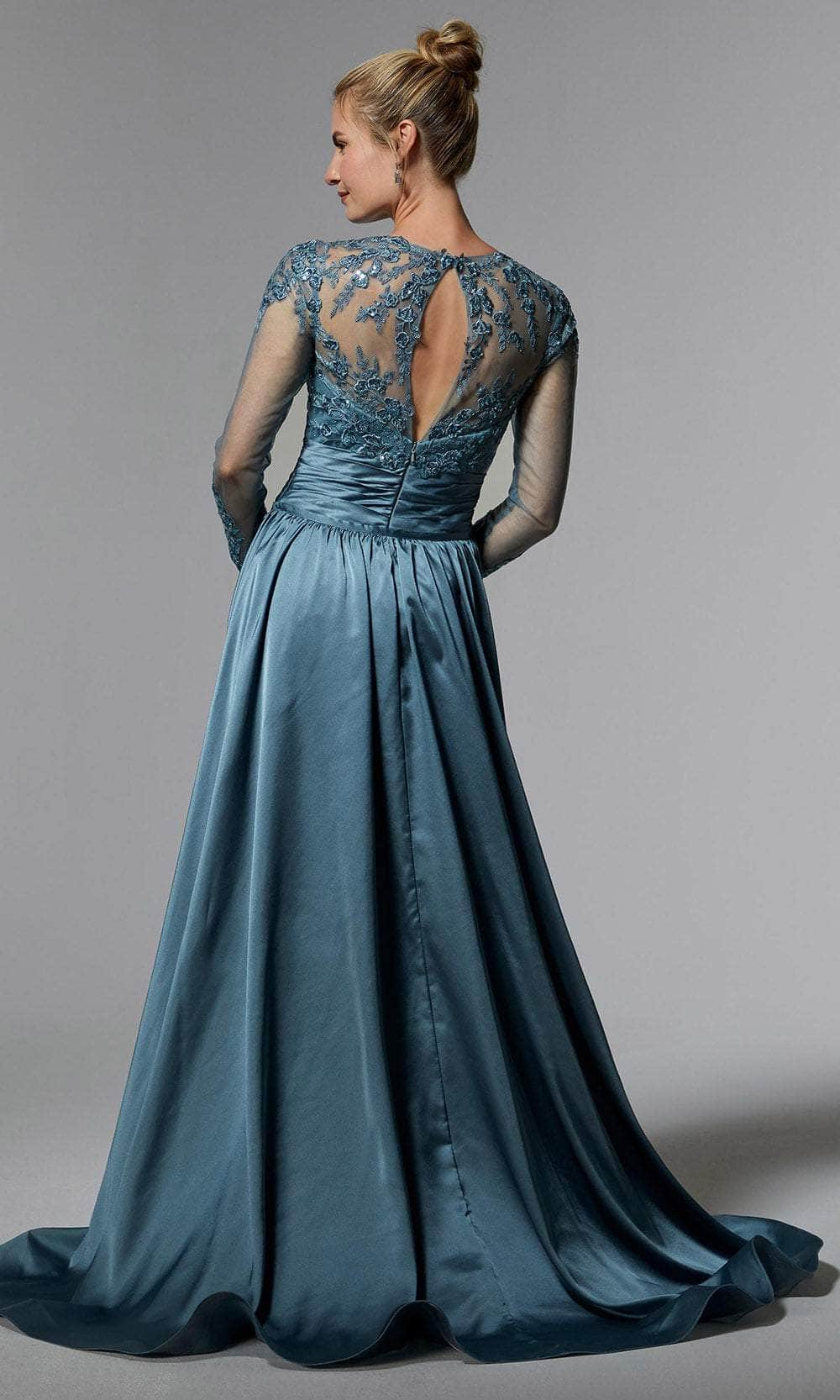 MGNY by Mori Lee 72937 - Embroidered Overskirt Evening Dress Evening Dresses
