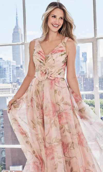 MGNY By Mori Lee 73122 - Sleeveless Floral Evening Dress Special Occasion Dress