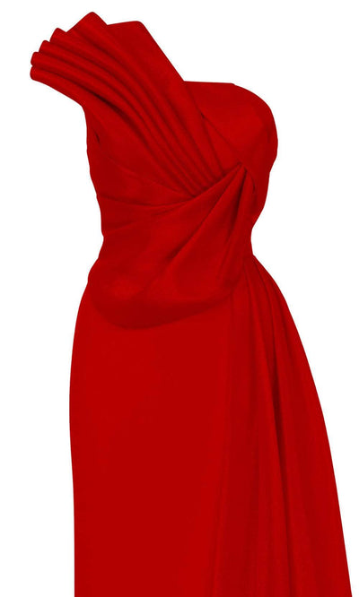 MNM Couture B1130 - Pleated Column Formal Gown Evening Dresses