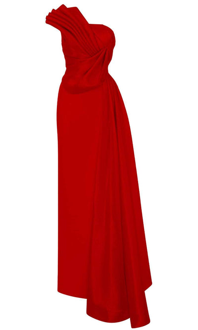 MNM Couture B1130 - Pleated Column Formal Gown Evening Dresses