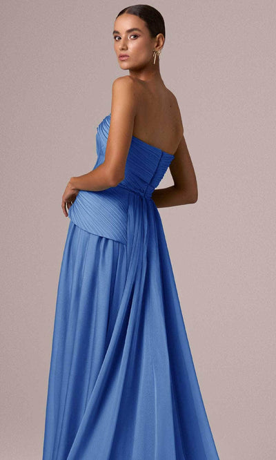 MNM Couture E0082 - Straight Across Belted Long Gown Evening Dresses
