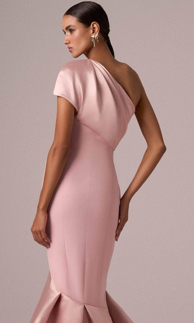 MNM Couture E0083 - Mermaid Skirt Asymmetric Long Gown Mother of the Bride Dresses