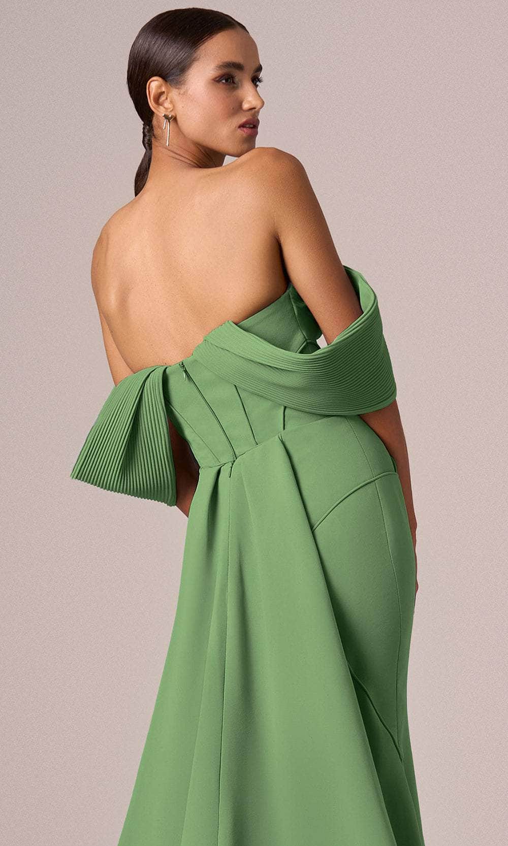 MNM Couture E0085 - Structured Trumpet Corset Gown Evening Dresses