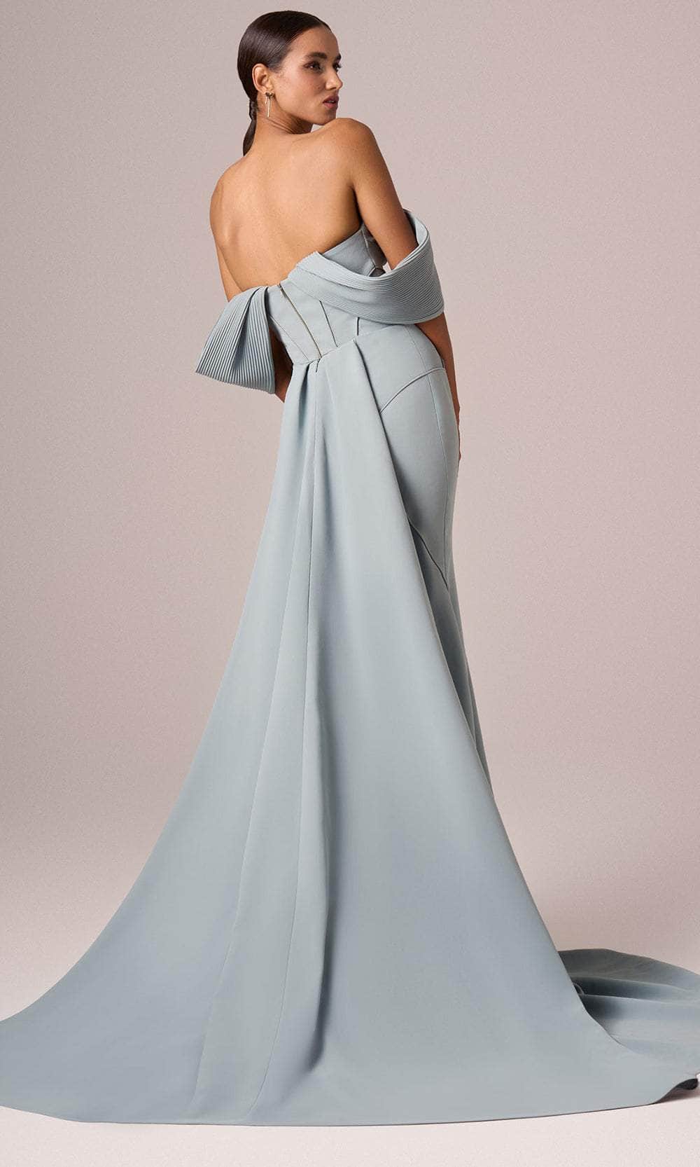 MNM Couture E0085 - Structured Trumpet Corset Gown Evening Dresses