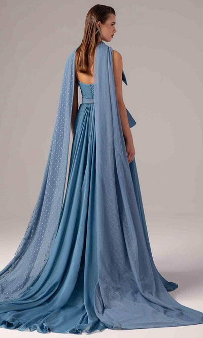 MNM Couture E0096 - A-Line Gown with Sculpted Bodice Evening Dresses