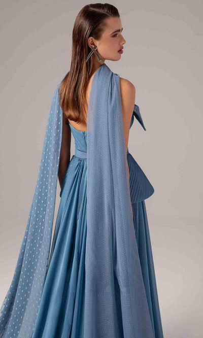 MNM Couture E0096 - A-Line Gown with Sculpted Bodice Evening Dresses