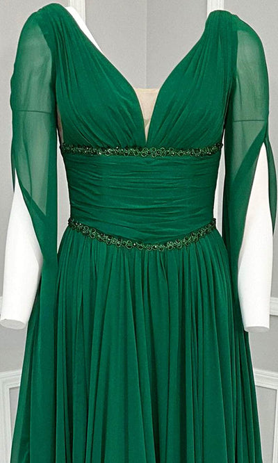 MNM Couture F02828A - Ruched A-Line Evening Dress Bridesmaid Dresses