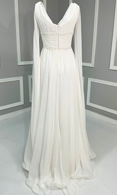MNM Couture F02828A - Ruched A-Line Evening Dress Bridesmaid Dresses