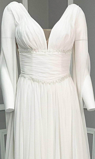 MNM Couture F02828A - Ruched A-Line Evening Dress Bridesmaid Dresses
