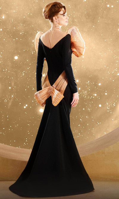 MNM Couture F02849 - Illusion Jewel Trumpet Evening Gown Mother of the Bride Dresses 4 / 