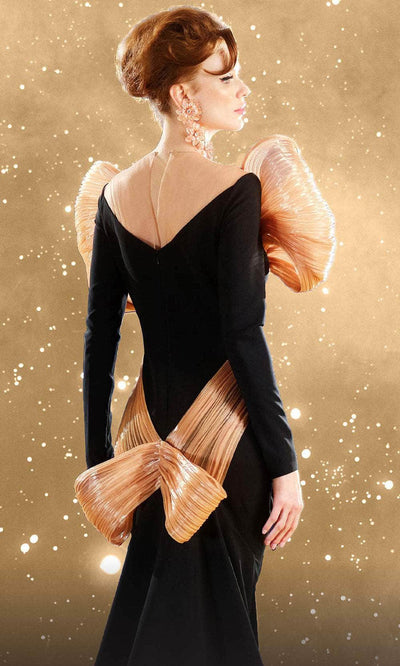 MNM Couture F02849 - Illusion Jewel Trumpet Evening Gown Mother of the Bride Dresses 4 / 