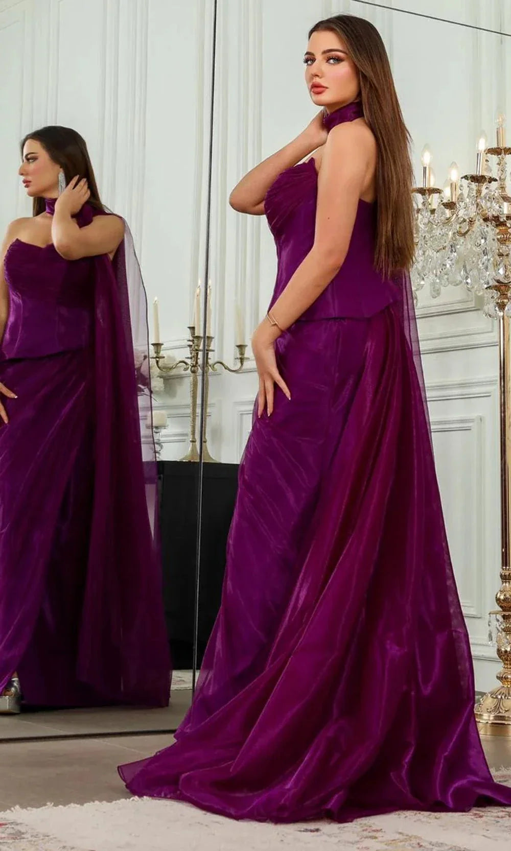 MNM Couture F02894 - Ruched Bodice Sheath Gown Evening Dresses