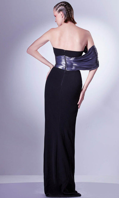 MNM Couture G1326 - Strapless High-Slit Formal Dress Prom Dresses