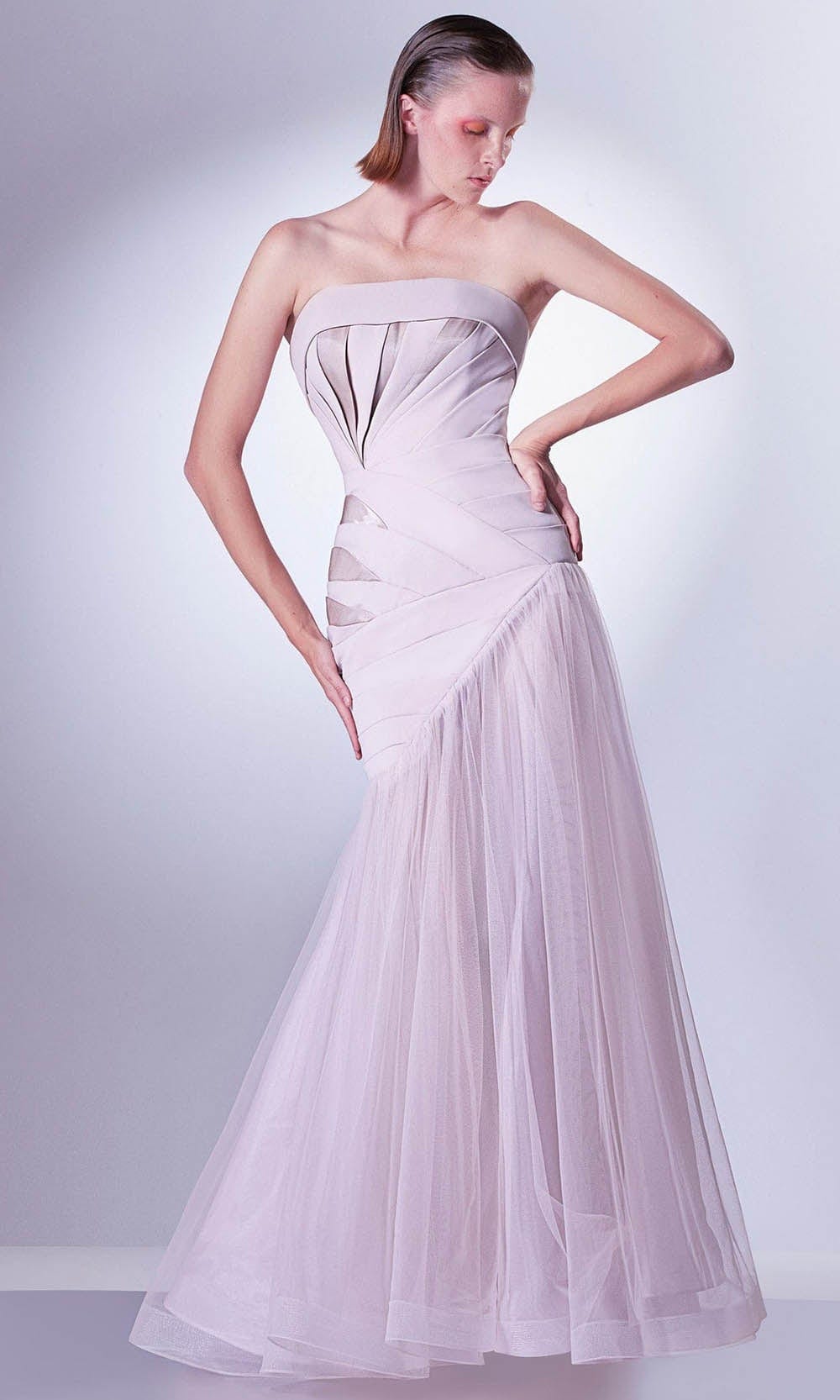 MNM Couture G1343 - Strapless Evening Gown Special Occasion Dress