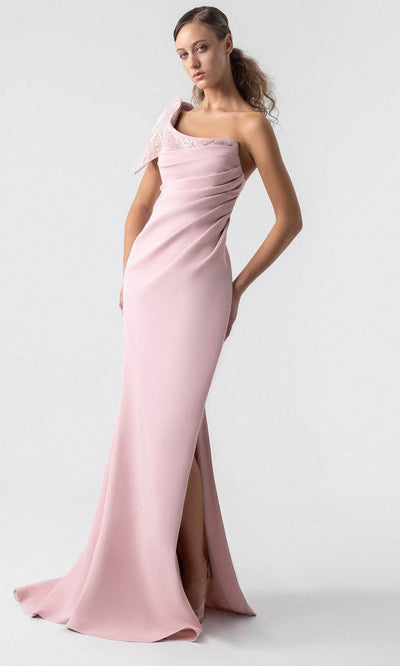MNM Couture G1926 - Cap Sleeve Draped Formal Dress Prom Dresses