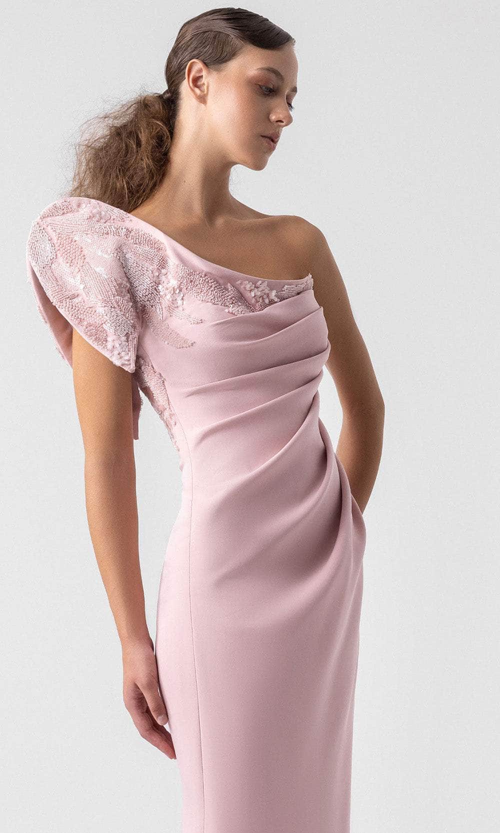 MNM Couture G1926 - Cap Sleeve Draped Formal Dress Prom Dresses