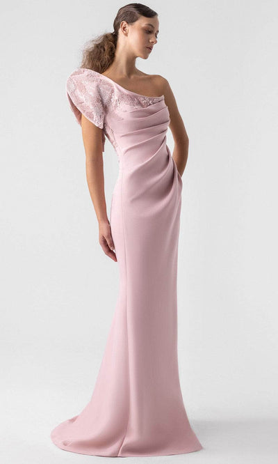 MNM Couture G1926 - Cap Sleeve Draped Formal Dress Prom Dresses