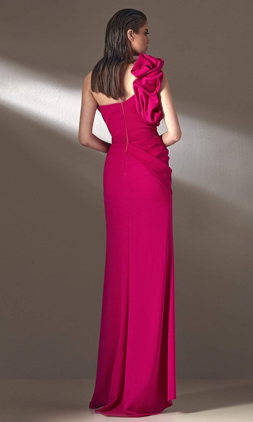 MNM COUTURE - K3904 Asymmetrical A-Line Evening Dress Evening Dresses