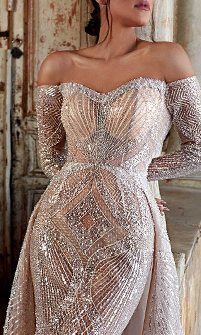 MNM Couture K3950 - Off-Shoulder Formal Dress Evening Dresses