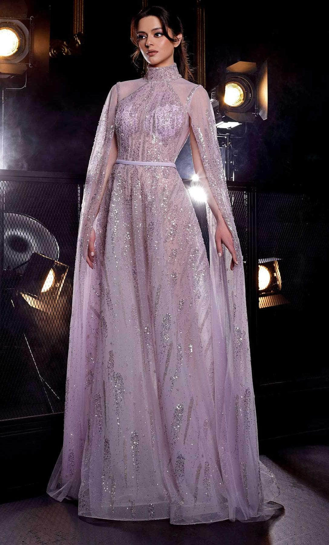 MNM Couture K3975 - Turtle Neck Gown