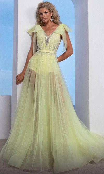 MNM COUTURE M0080 - Embellished A-Line Prom Dress Pageant Dresses