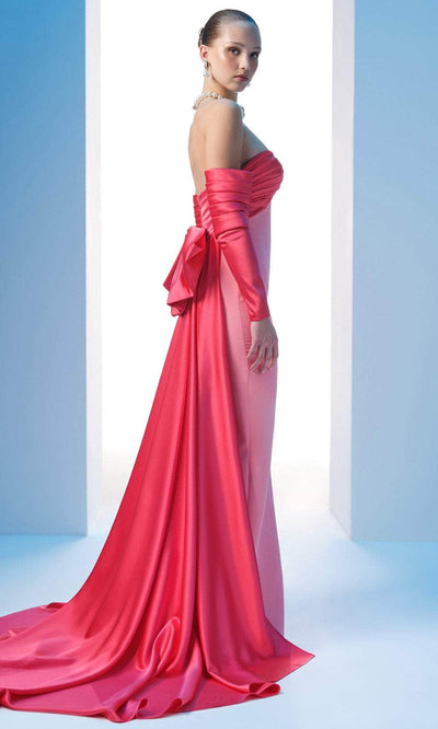 MNM Couture N0609 - Sweetheart Pleated Bust Evening Gown Evening Dresses
