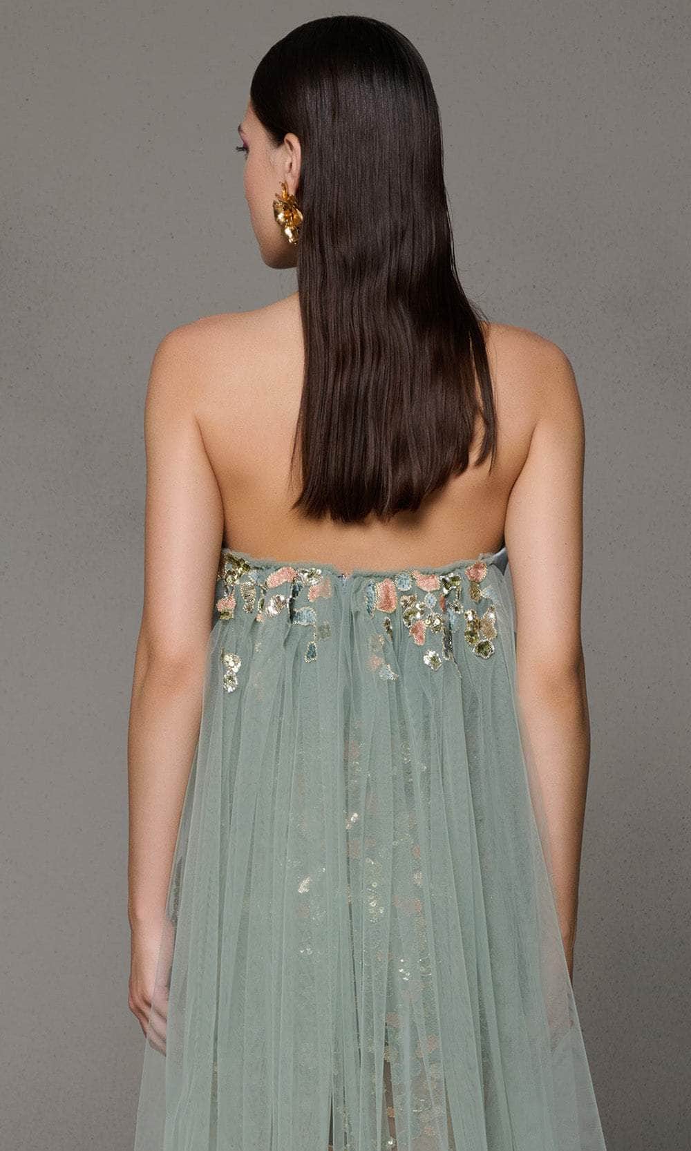 MNM Couture N0625 - Sweetheart Sheer Embroidered Gown Prom Dresses