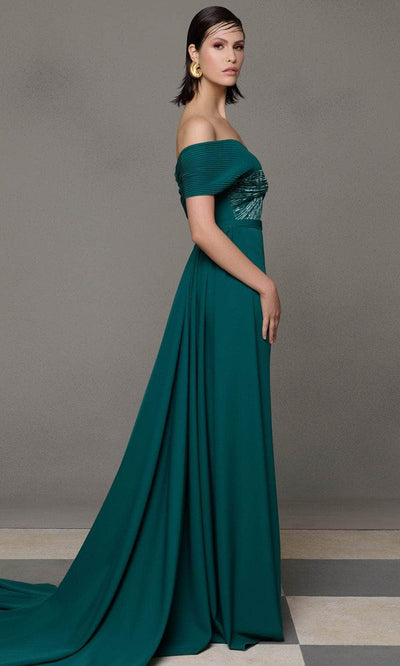 MNM Couture N0627 - Sweetheart Gown with Pleated Detail Mother of the Bride Dresses