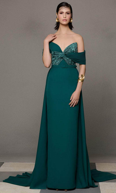 MNM Couture N0627 - Sweetheart Gown with Pleated Detail Mother of the Bride Dresses