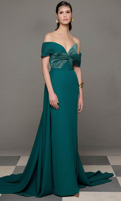 MNM Couture N0627 - Sweetheart Gown with Pleated Detail Mother of the Bride Dresses