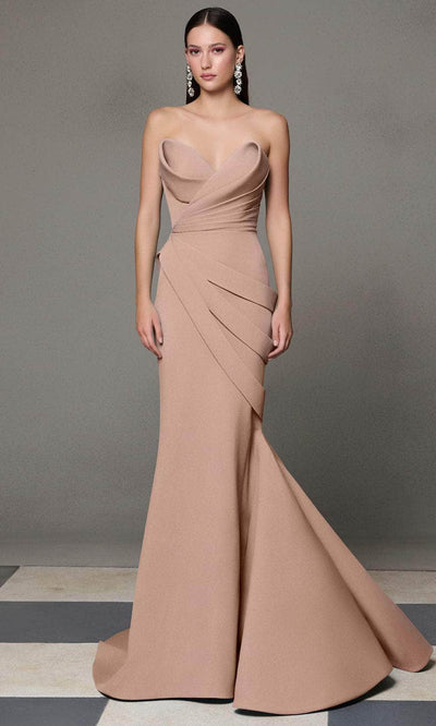 MNM Couture N0637 - Sculpted Sweetheart Evening Dress Pageant Dresses