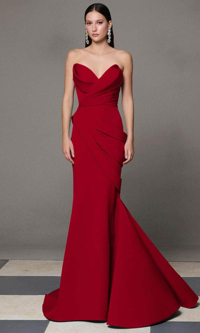 MNM Couture N0637 - Sculpted Sweetheart Evening Dress Pageant Dresses