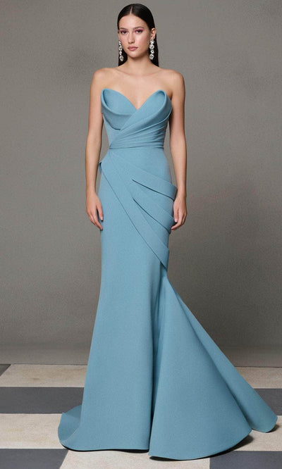 MNM Couture N0637 - Sculpted Sweetheart Evening Dress Pageant Dresses