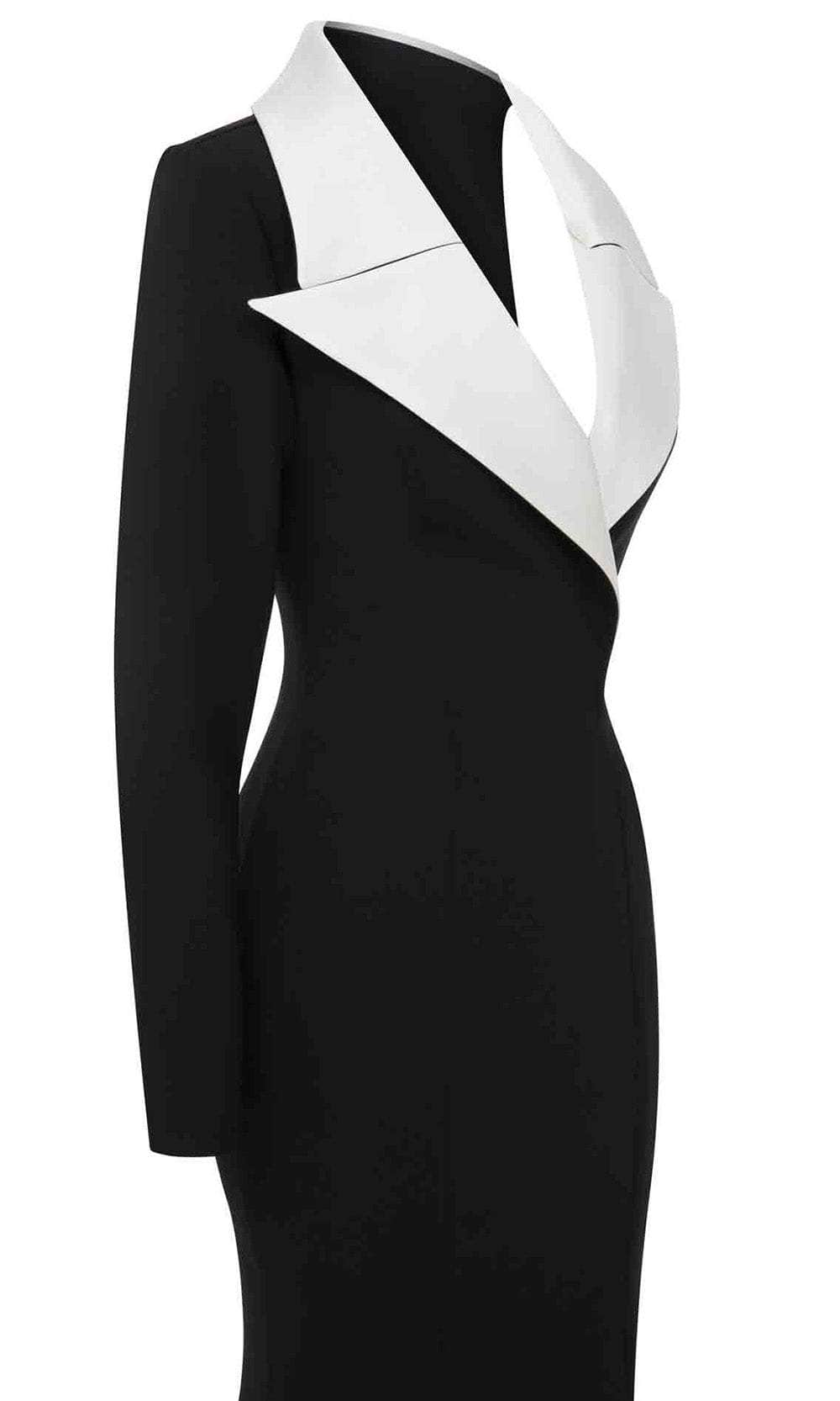 MNM Couture N0638 - Collared V-Neck Evening Gown with Slit Pageant Dresses