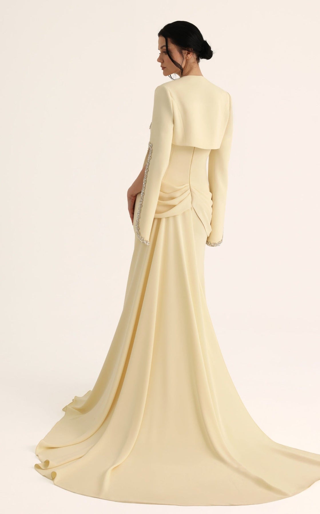 MNM COUTURE O07851 - Sweetheart Cystal Beaded Sheath Evening Gown