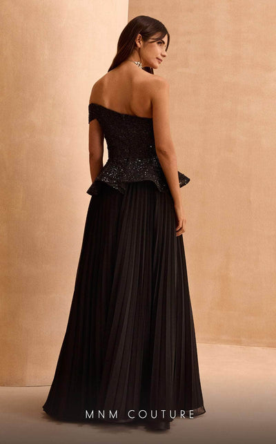 MNM Couture V07282 - Beaded Peplum Evening Dress Special Occasion Dresses