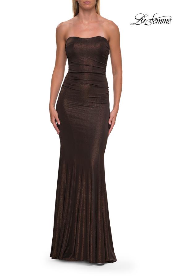 La Femme 33424 - Elegant Floor-Length Sweetheart Gown
