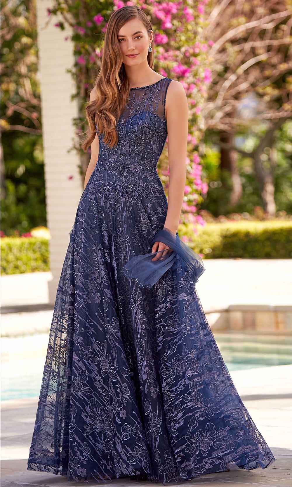 Montage By Mon Cheri 220935 - Long Embroidered Lace, Sparkle Jersey, Tulle , Beading A-Line Dress - Removable Long Sleeves, Embroidered Lace, Sparkle Montage By Mon Cheri 220935 - Long Embroidered Lace, Sparkle Jersey, Tulle , Beading A-Line Dress - Removable Long Sleeves, Embroidered Lace, Sparkle