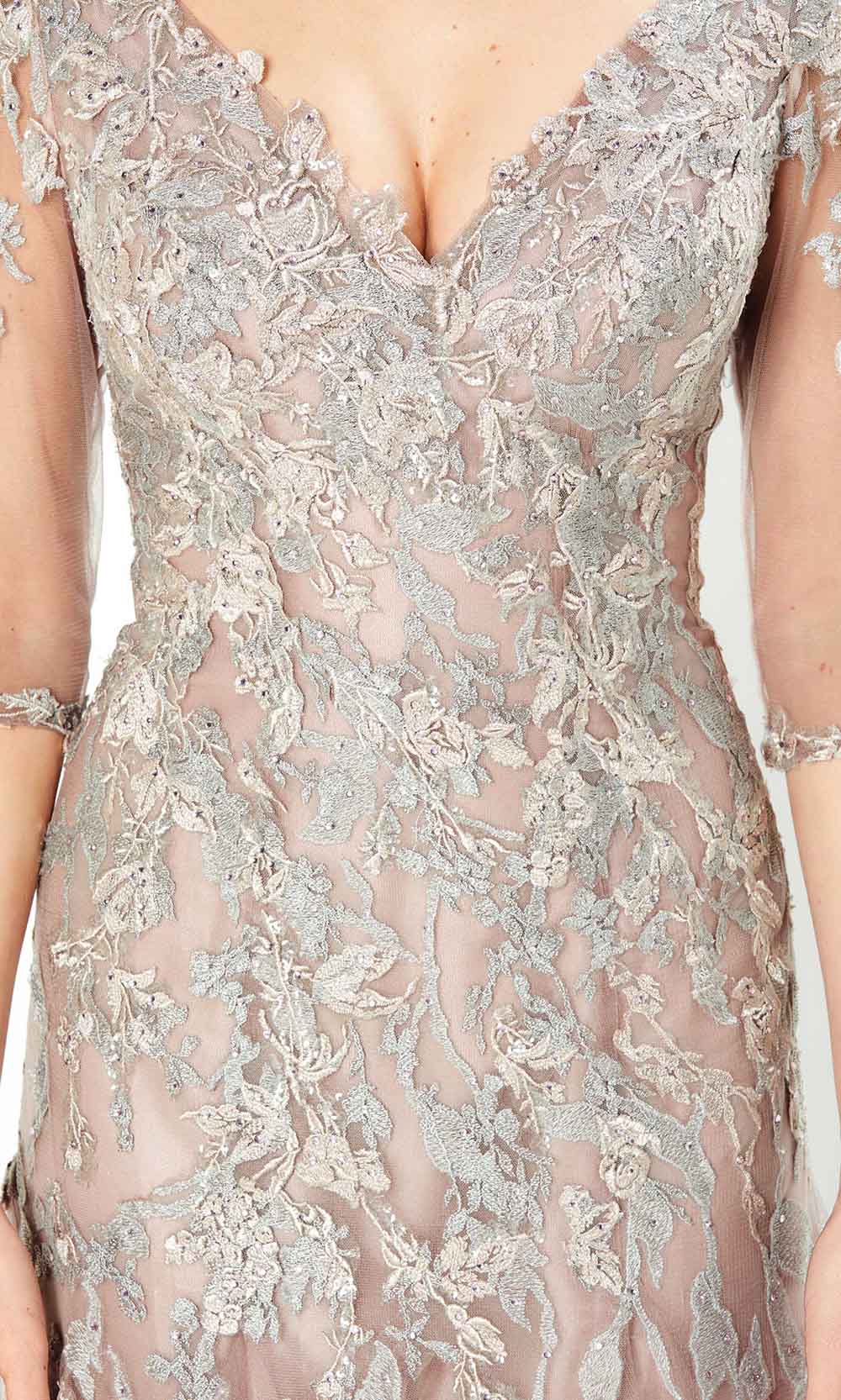 Montage by Mon Cheri - 220936 Jewel Ornate Lace Appliqued Dress Evening Dresses