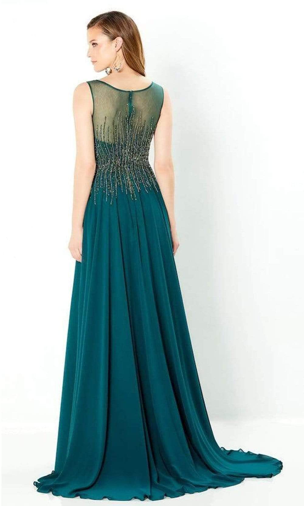Montage by Mon Cheri - 220939 Illusion Jewel A-Line Gown Evening Dresses