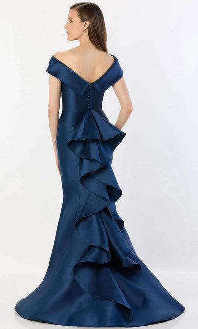 Montage by Mon Cheri M2237 - Ruffled Detail Off-Shoulder Prom Gown Prom Dresses