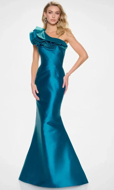 Montage by Mon Cheri M844 - Dramatic One Shoulder Mikado Gown Special Occasion Dress