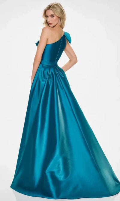 Montage by Mon Cheri M844 - Dramatic One Shoulder Mikado Gown Special Occasion Dress