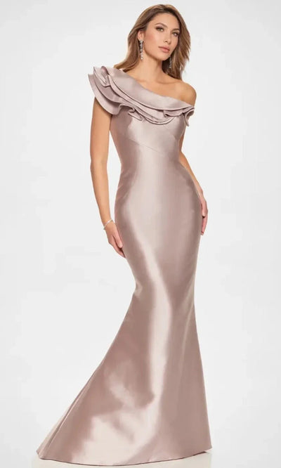 Montage by Mon Cheri M844 - Dramatic One Shoulder Mikado Gown Special Occasion Dress