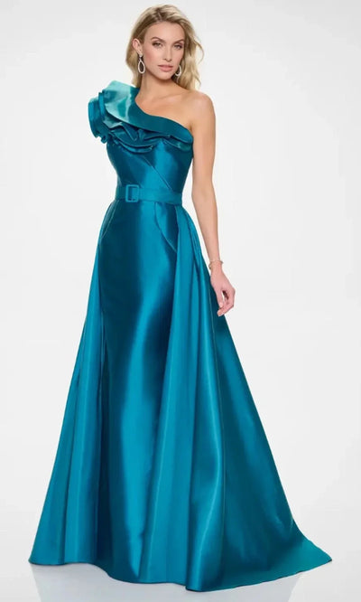 Montage by Mon Cheri M844 - Dramatic One Shoulder Mikado Gown Special Occasion Dress