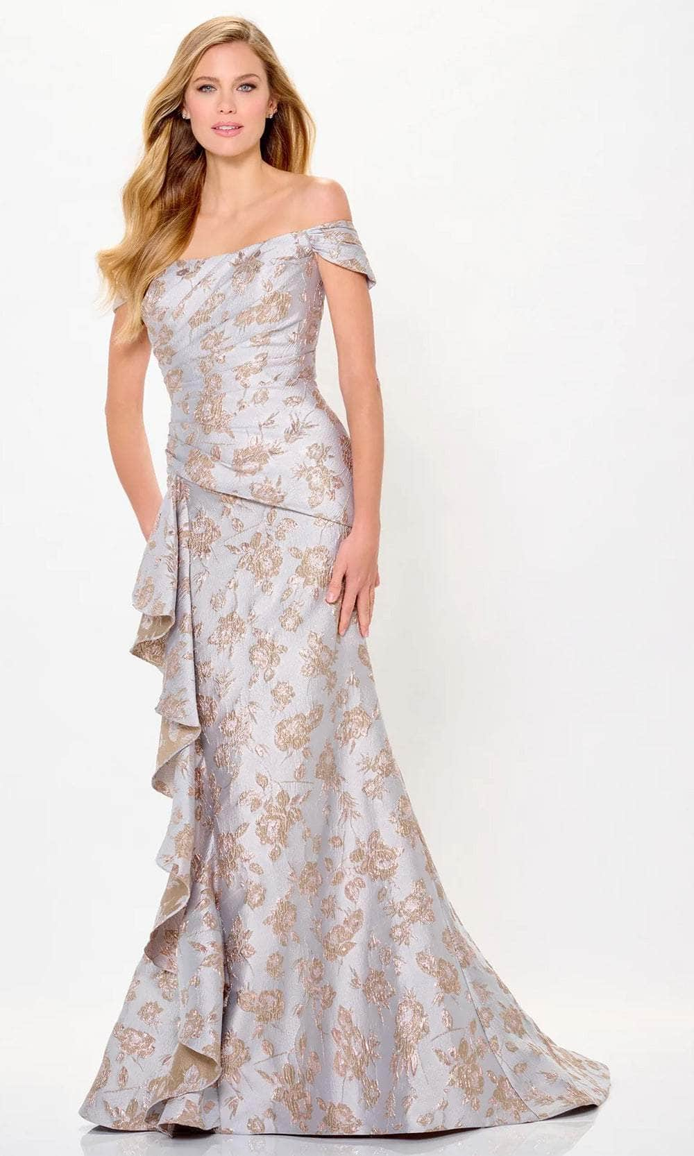 Montage by Mon Cheri M905 - Brocade Mermaid Evening Gown Formal Dresses