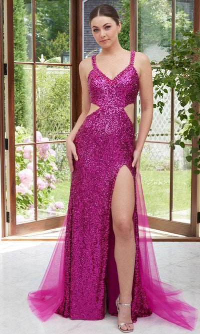 Mori Lee 49108 - Sequin Tulle Panel Prom Dress Prom Dresses